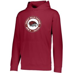Alternative view of FHEMS Youth YOUTH WICKING FLEECE HOODIE
