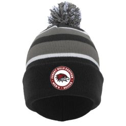 FHEMS KNIT FOLD OVER POM-POM BEANIE