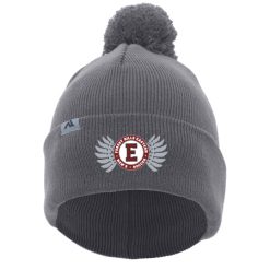 Alternative view of FHEMS KNIT FOLD OVER POM-POM BEANIE