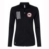 FHEMS Ladies Adidas 3-Stripes Double Knit Full Zip Pullover