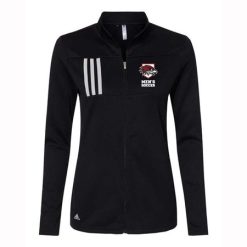 Alternative view of FHEMS Ladies Adidas 3-Stripes Double Knit Full Zip Pullover