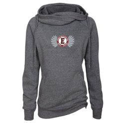 Alternative view of FHEMS Ladies Classic Fleece Funnel Neck Pullover Hood