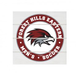 FHEMS White Wood Pallet Coaster  Set of 1  no holder