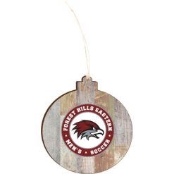 Alternative view of FHEMS Light 4.18 X 3.86 Faux Wood Ornament