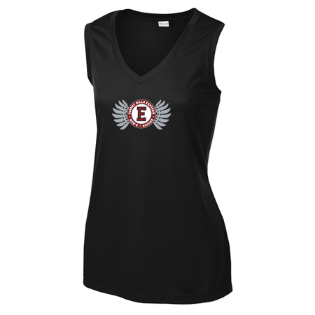 FHEMS Ladies Ladies Sleeveless PosiCharge® Competitor™ V-Neck Tee - Image 3