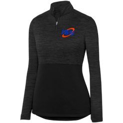 Alternative view of ISS Ladies Shadow Tonal Heather ¼ Zip Pullover