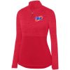 ISS Ladies Shadow Tonal Heather ¼ Zip Pullover