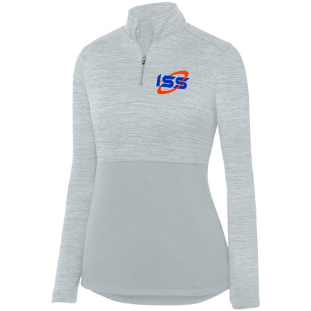 ISS Ladies Shadow Tonal Heather ¼ Zip Pullover - Image 5