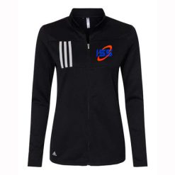 Alternative view of ISS Ladies Adidas 3-Stripes Double Knit Full Zip Pullover