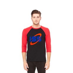 Alternative view of ISS Unisex 3/4 Sleeve Baseball Tee