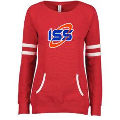 ISS Ladies Varsity Fleece Crew Neck Pullover