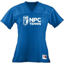Alternative view of NPC Tennis Ladies Junior Fit Replica Football Tee