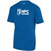 NPC Tennis Youth YOUTH SHADOW TONAL HEATHER TRAINING TEE