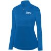 NPC Tennis Ladies Shadow Tonal Heather ¼ Zip Pullover