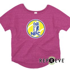 Alternative view of NPC Tennis Ladies Triblend Flowy Tee