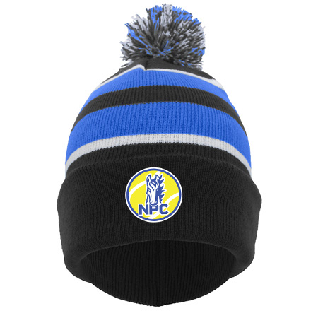 NPC Tennis KNIT FOLD OVER POM-POM BEANIE - Image 4