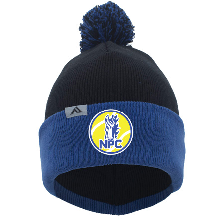 NPC Tennis KNIT FOLD OVER POM-POM BEANIE - Image 27
