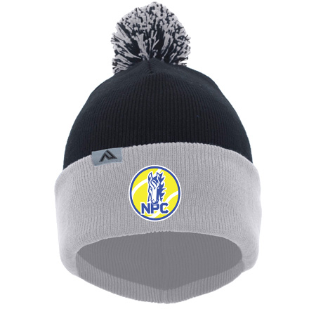 NPC Tennis KNIT FOLD OVER POM-POM BEANIE - Image 8