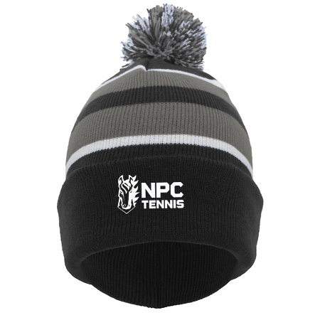 NPC Tennis KNIT FOLD OVER POM-POM BEANIE - Image 19