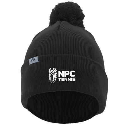 NPC Tennis KNIT FOLD OVER POM-POM BEANIE - Image 14