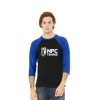 NPC Tennis Unisex 3/4 Sleeve Baseball Tee