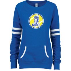 NPC Tennis Ladies Varsity Fleece Crew Neck Pullover