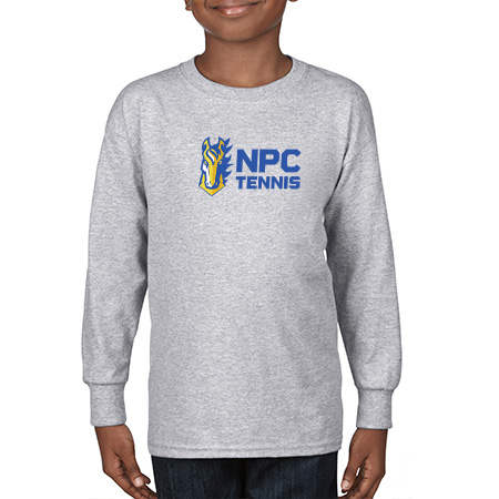 NPC Tennis Youth Heavy Cotton™ Youth Long Sleeve T-Shirt - Image 6