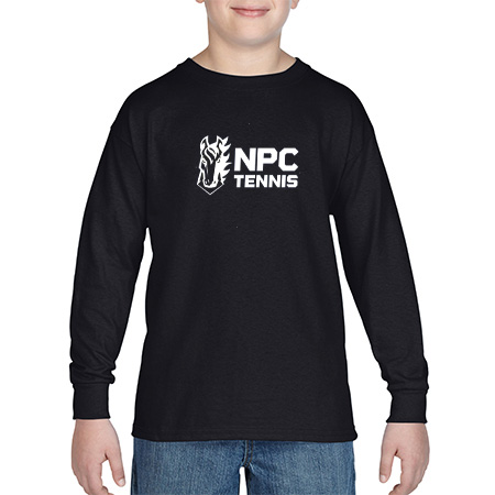 NPC Tennis Youth Heavy Cotton™ Youth Long Sleeve T-Shirt - Image 4