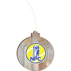 Alternative view of NPC Tennis Light 4.18 X 3.86 Faux Wood Ornament