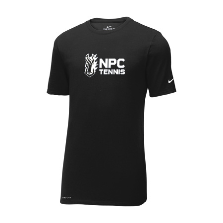 NPC Tennis Nike Dri-FIT Cotton/Poly Tee - Image 4