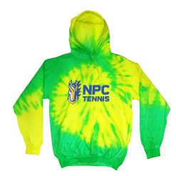 Alternative view of NPC Tennis Adult Tie Dye Fleece Pullover