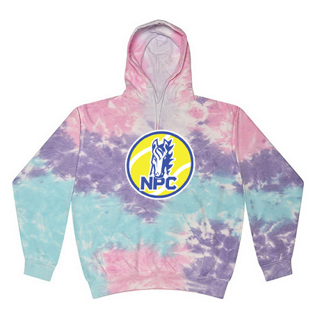 NPC Tennis Youth Youth Tie Dye Fleece Pullover - Image 9