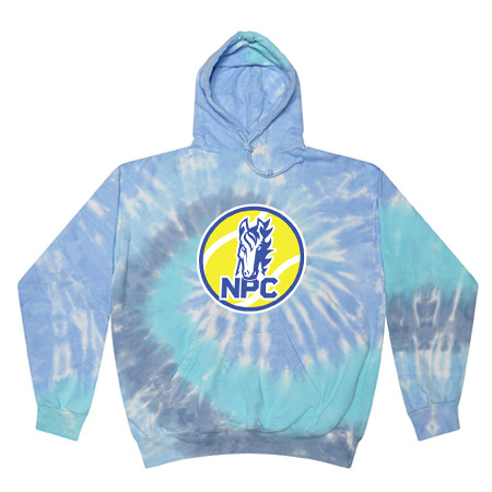 NPC Tennis Youth Youth Tie Dye Fleece Pullover - Image 13