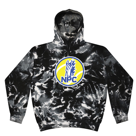 NPC Tennis Youth Youth Tie Dye Fleece Pullover - Image 4