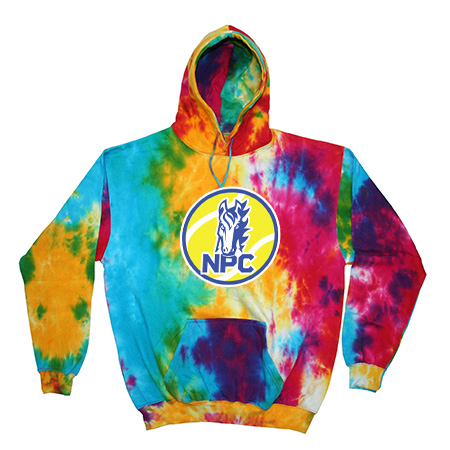 NPC Tennis Youth Youth Tie Dye Fleece Pullover - Image 15
