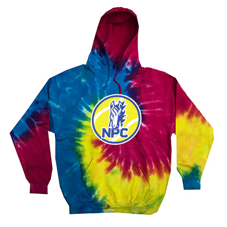 NPC Tennis Youth Youth Tie Dye Fleece Pullover - Image 10