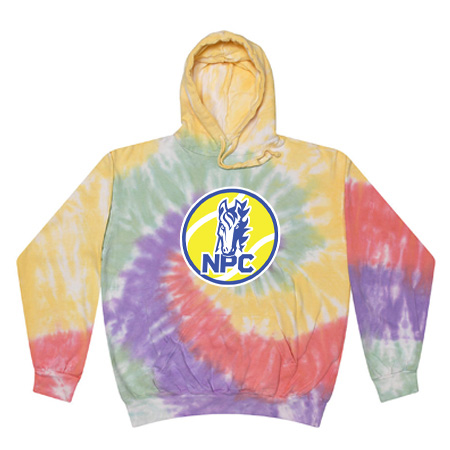 NPC Tennis Youth Youth Tie Dye Fleece Pullover - Image 11