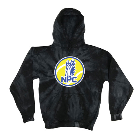 NPC Tennis Youth Youth Tie Dye Fleece Pullover - Image 5