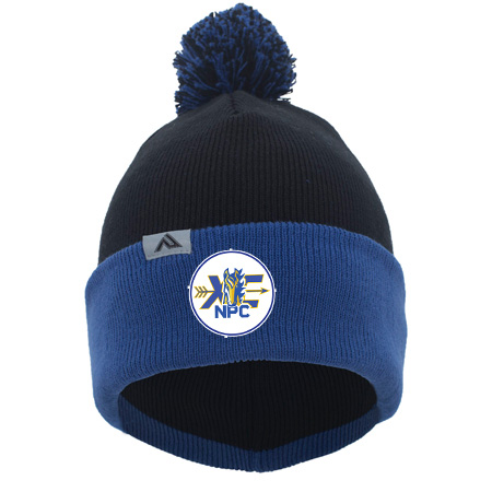 NPC XC KNIT FOLD OVER POM-POM BEANIE - Image 6