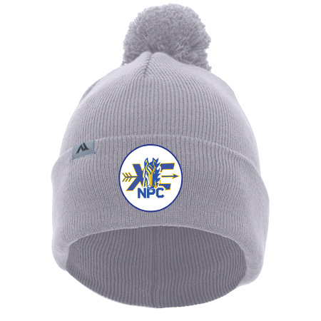 NPC XC KNIT FOLD OVER POM-POM BEANIE - Image 4