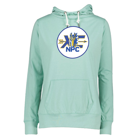 NPC XC Ladies Ladies Light Funnel Neck Hoodie - Image 2