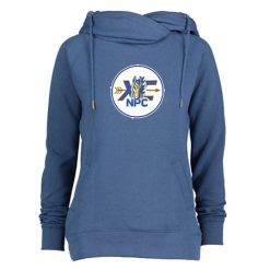 NPC XC Ladies Classic Fleece Funnel Neck Pullover Hood
