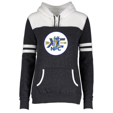 NPC XC Ladies Varsity Fleece Pullover Hood - Image 4