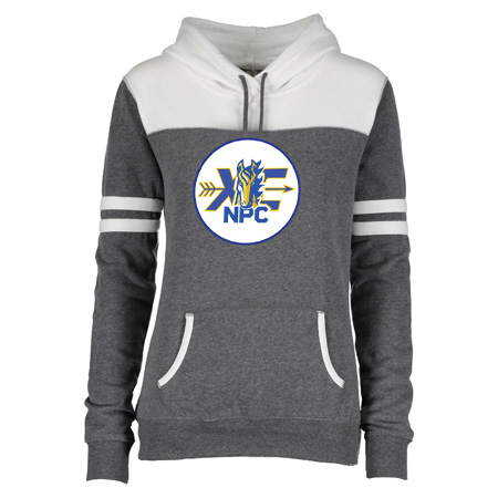 NPC XC Ladies Varsity Fleece Pullover Hood - Image 2