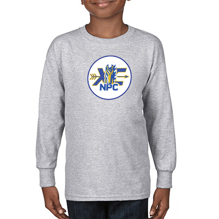 NPC XC Youth Heavy Cotton™ Youth Long Sleeve T-Shirt - Image 2