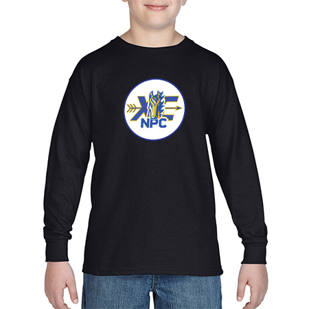 NPC XC Youth Heavy Cotton™ Youth Long Sleeve T-Shirt - Image 3