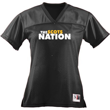 Caledonia Ladies Junior Fit Replica Football Tee - Image 16