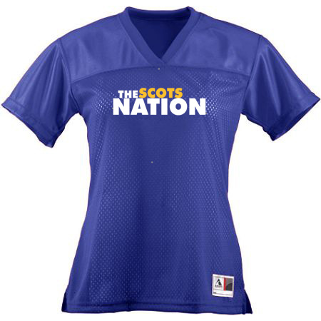 Caledonia Ladies Junior Fit Replica Football Tee - Image 8