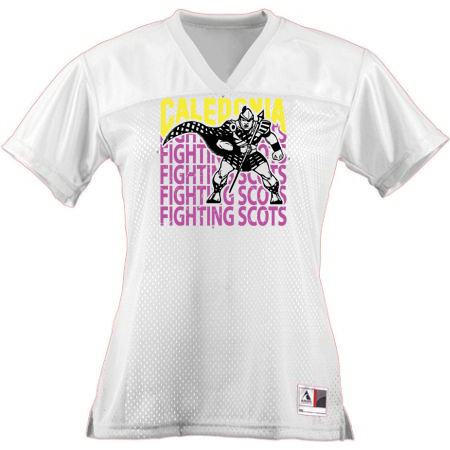 Caledonia Ladies Junior Fit Replica Football Tee - Image 20