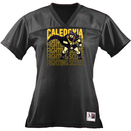 Caledonia Ladies Junior Fit Replica Football Tee - Image 23